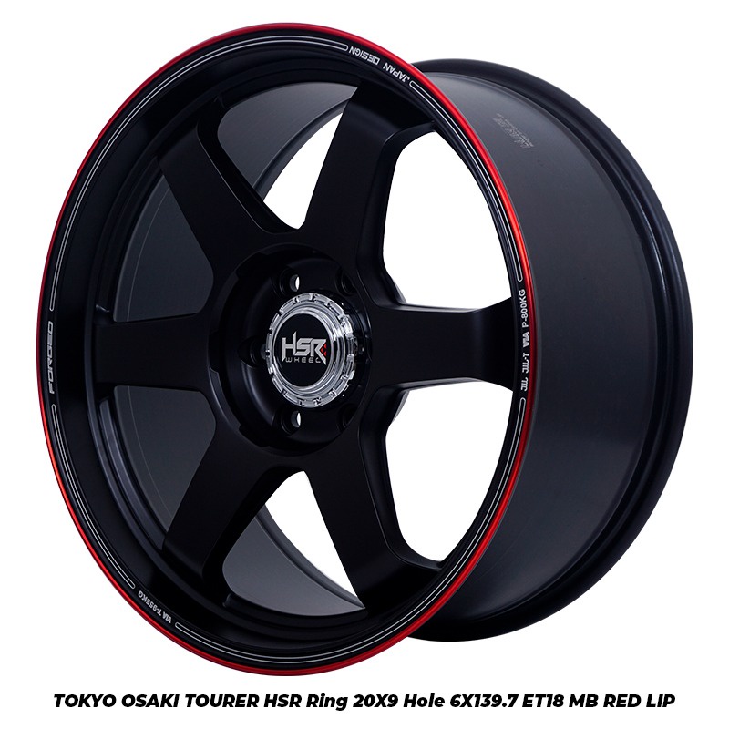 Velg Mobil R20 HSR TOKYO OSAKI TOURER Ring 20 Pelak Pajero Fortuner Ranger Termurah