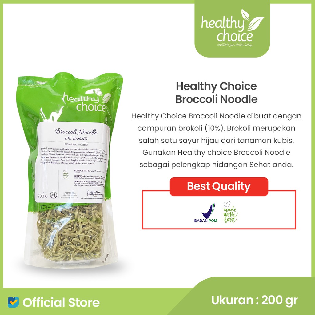 

Healthy Choice Broccoli Noodle 200 gr