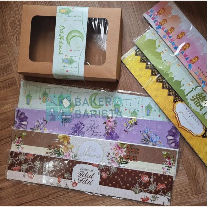 

Box belt lebaran 25pcs / pack hiasan toples kotak kue lebaran hampers bakernbar99 Berkualitas