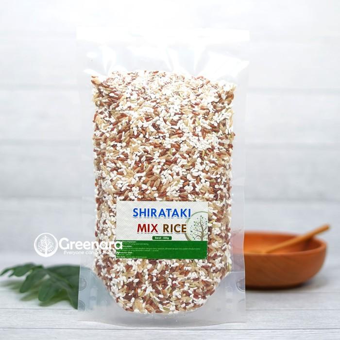 

Shirataki Mix Rice 500gr / Shirataki mix Beras Merah , Coklat Organik