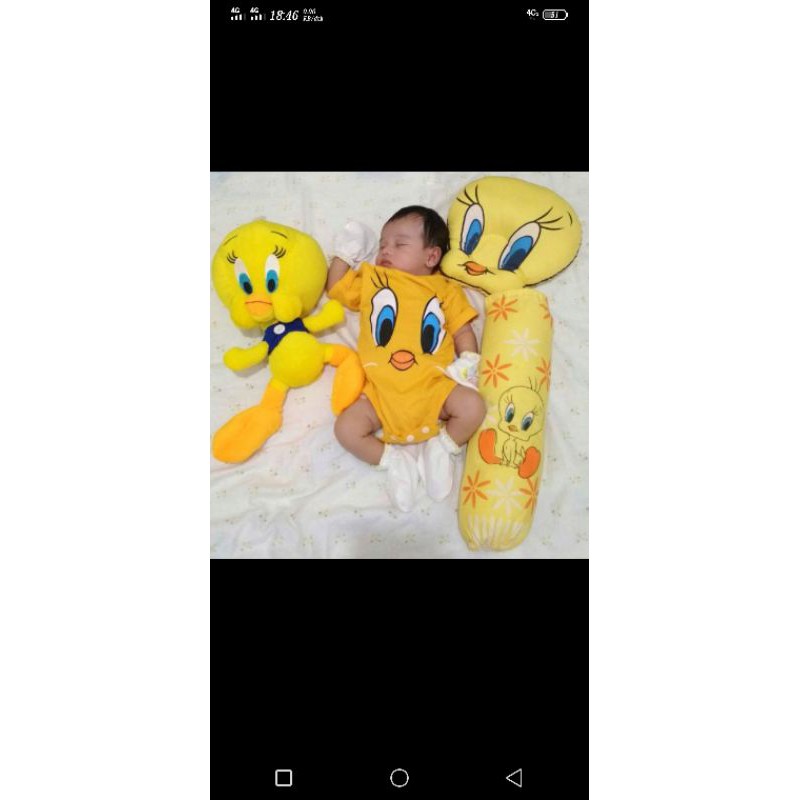 Baju bayi jumper baju bayi Tweety /jumpsuit baby Tweety