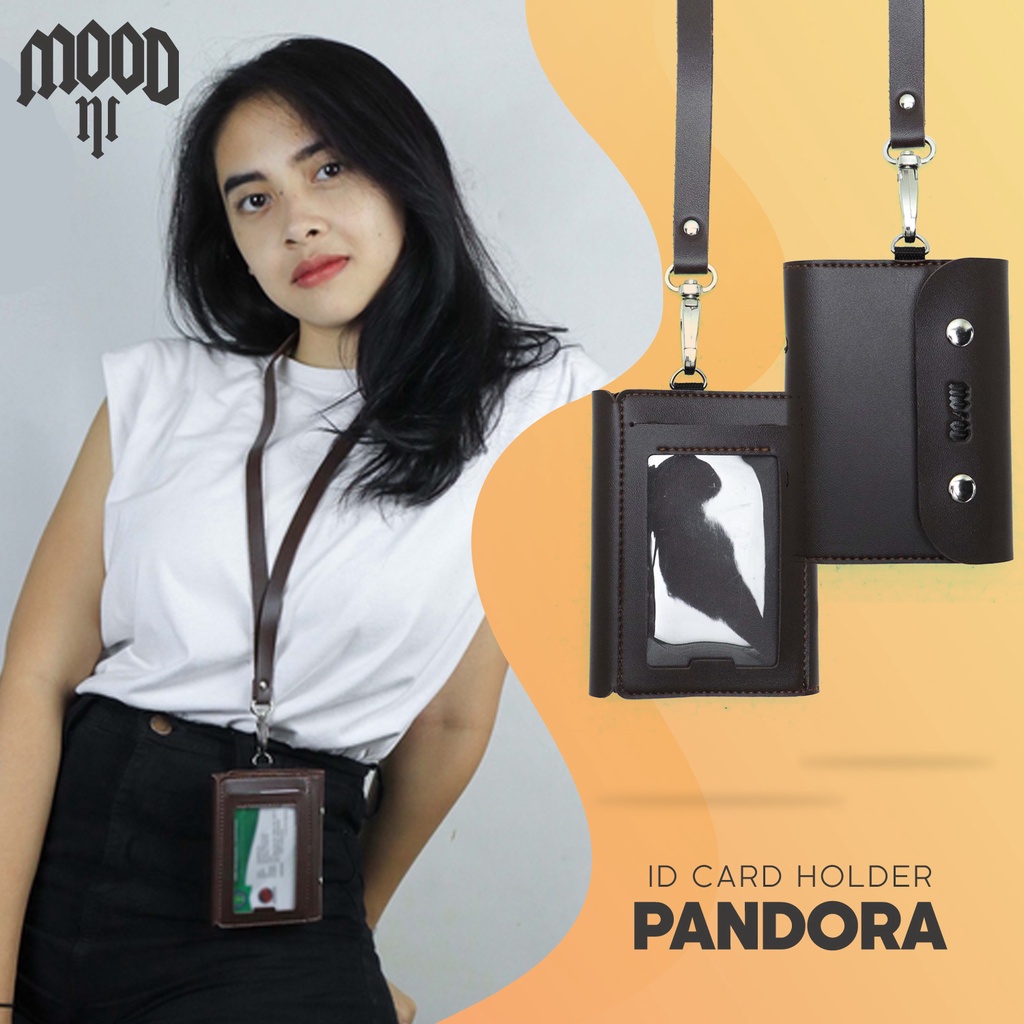 

ID CARD HOLDER NAME TAG - PANDORA POCKET by MOOD ADVENTURE