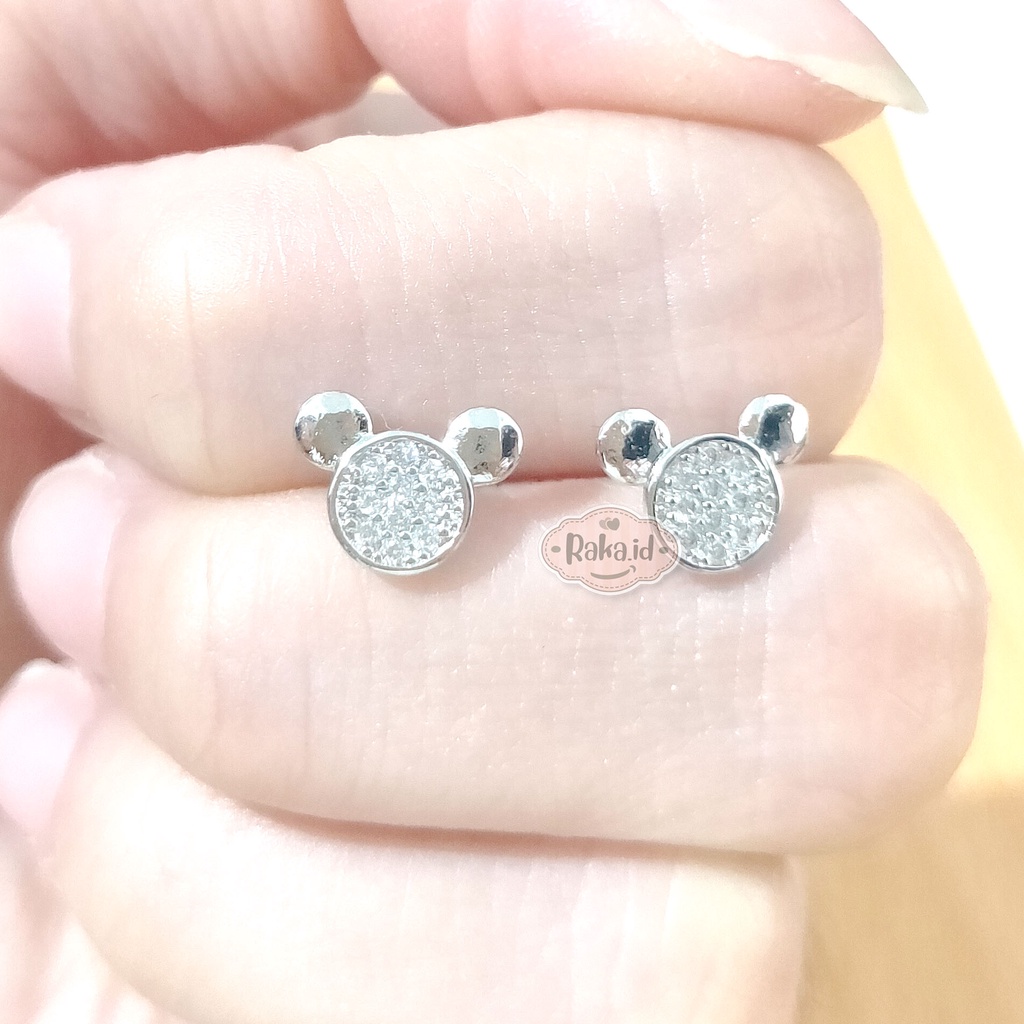 Anting Wanita Anting Tusuk / Stud Motif Mickey Perhiasan Aksesoris Wanita 1106