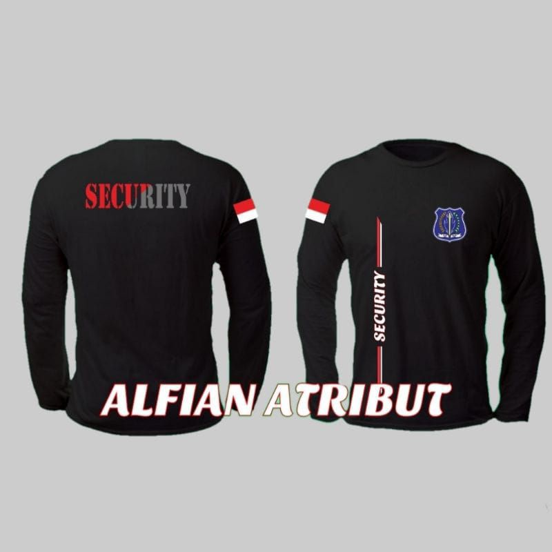 KAOS TANGAN PANJANG DEWASA/KAOS SECURITY