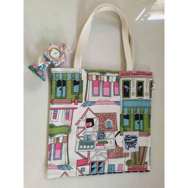 Moon Bagcraft Tas Totebag Rumah Berwarna