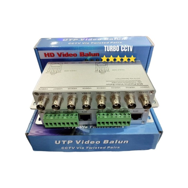 Video Balun CCTV 8 Ways / 8 Ch Passive Video Balun