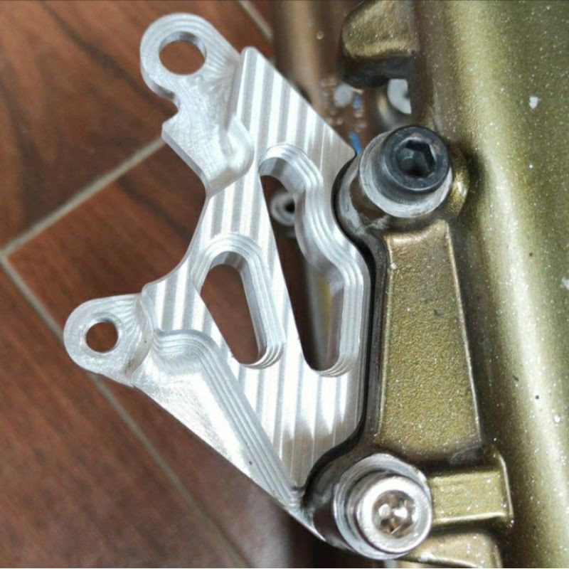 breket kaliper cnc rcb s series pnp shock ninja rr 300mm