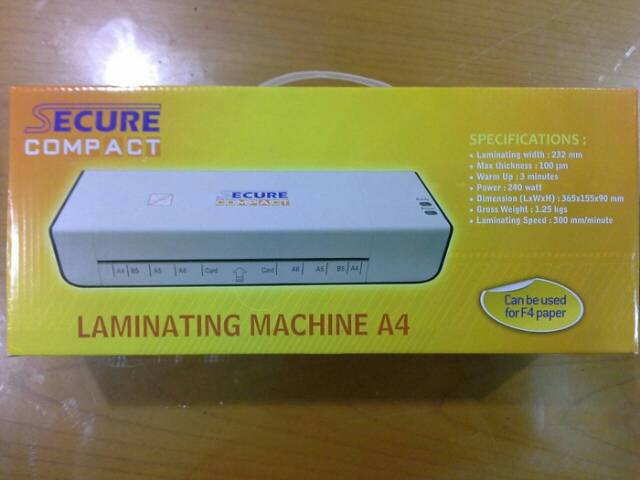 SECURE COMPACT A4 - Mesin Laminating / Alat Press #Best Product &amp; High Quality  #ORIGINAL #BEST SELL