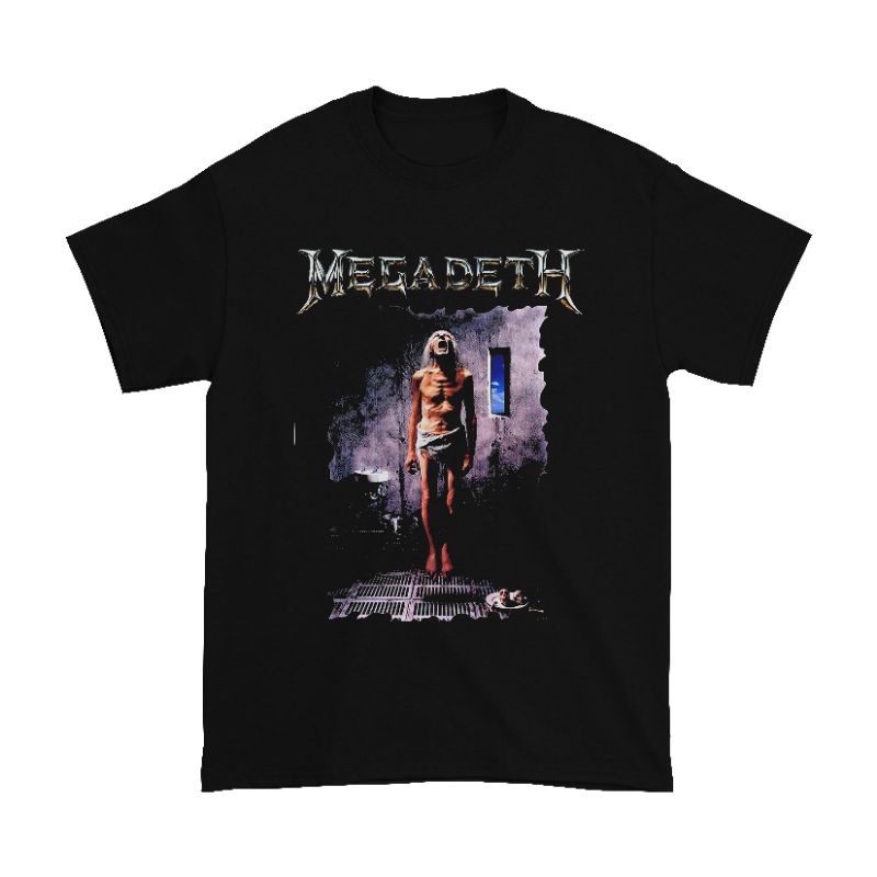 Kaos Megadeth Band | Kaos Band Megadeth Music | T-Shirt Vintage Band | Kaos Pria dan Wanita