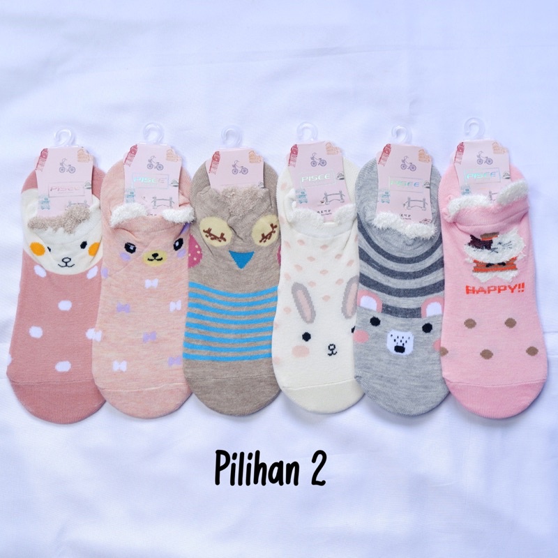 KAOS KAKI FLAT IMPORT MOTIF