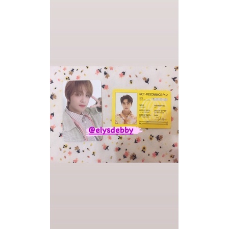 [READY STOCK] OFFICIAL PHOTOCARD & ID CARD NCT