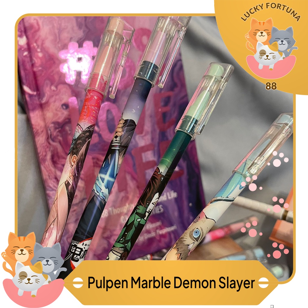 

[LuckyFortuna88] Pulpen Marble 1 set Gambar Demon Slayer Pen Marble 1 set Gambar DemonSlayer Alat tulis kantor alat tulis sekolah lucu murah perlengkapan alat tulis