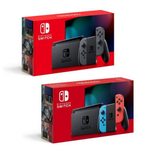 Nintendo Switch V2 OFW ORIGINAL RED BLUE / GREY BNIB