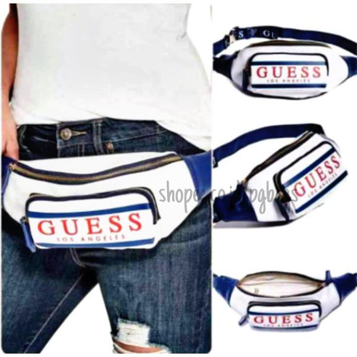 TAS PINGGANG/WAISTBAG WANITA GGUESS LA VECCIA 2 IN 1 #544943