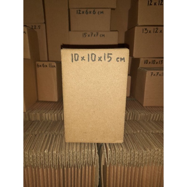 

Kardus 10x10x15 cm baru polos luar dalam