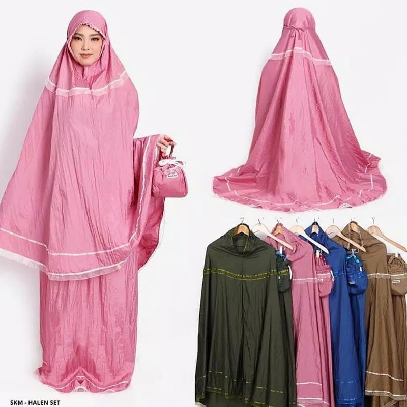 Mukena Parasut Loufie Original Travelling