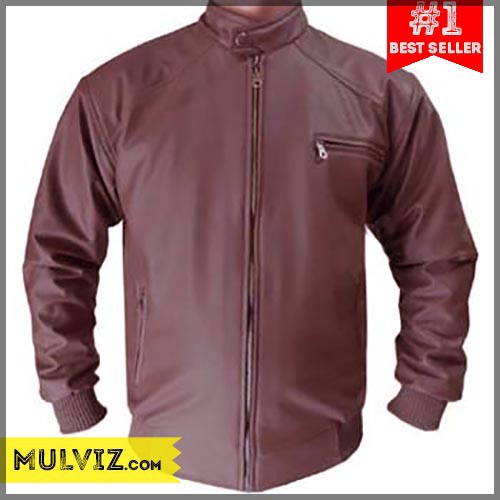 Jaket Pria Rib - Jaket Rib Korea Style Dark Brown