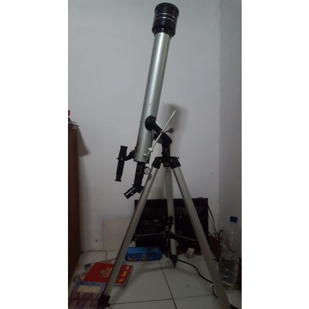 Teleskop astronomi F70060 (lensa objektif sudah di upgrade)