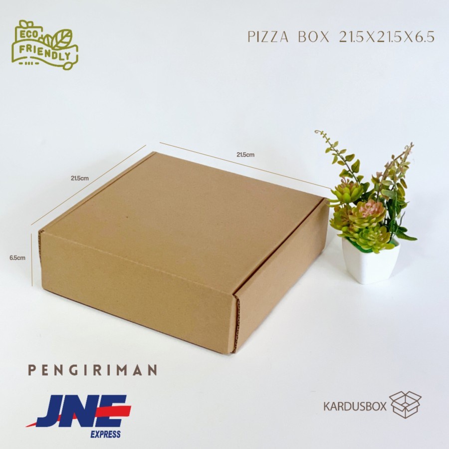 

10pcs Kardus Box Pizza [21.5x21.5x6.5cm]