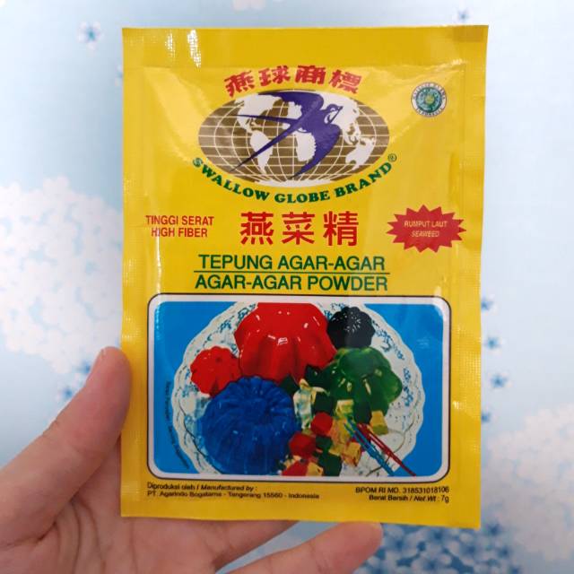 

Agar Agar Swallow Globe Brand