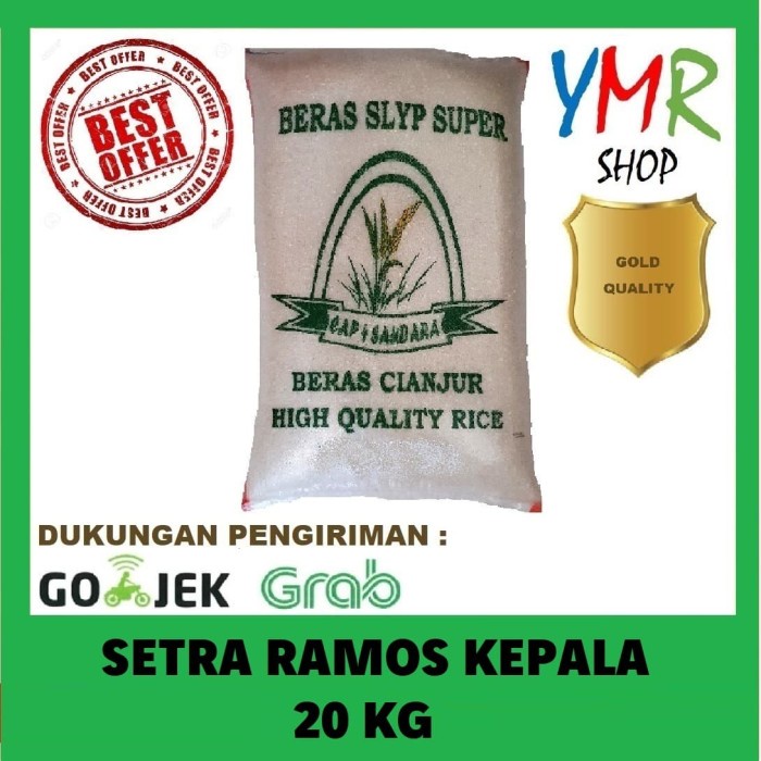 

978qW Beras Setra Ramos Asli Cap 4 Saudara 20Kg W5Q0112