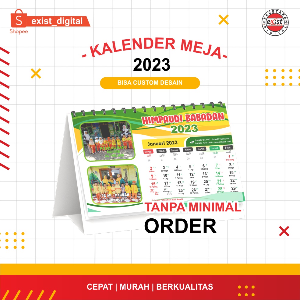 

KALENDER MEJA | DESK CALENDER | KALENDER DUDUK