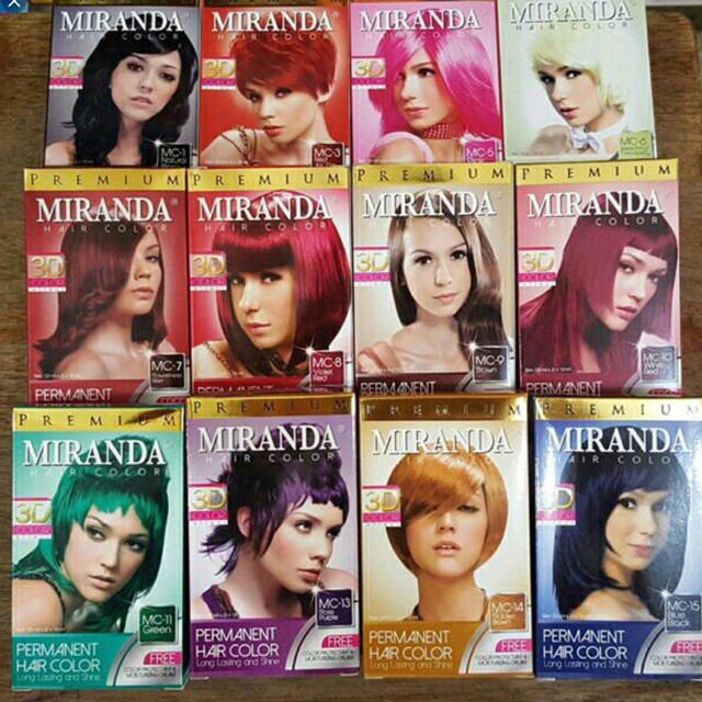 Miranda Hair Color/pewarna rambut/cat rambut