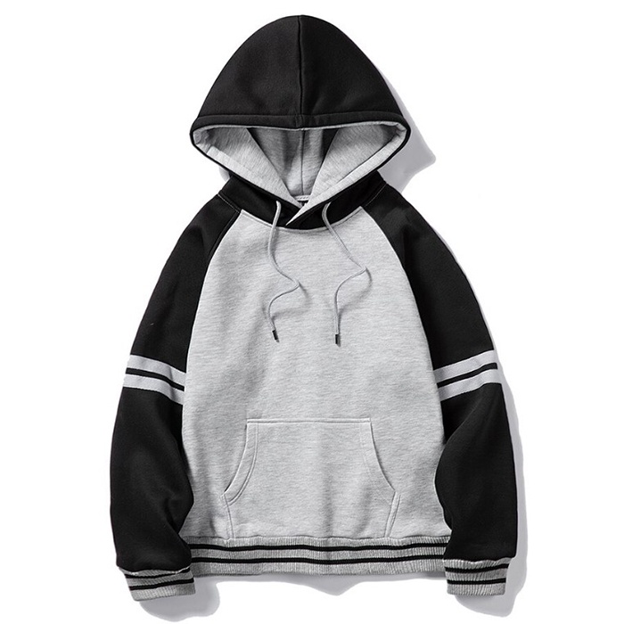 Jaket Polos Big SizeAbu muda Hitam M L XXL XXXL XXXXL XXXXXL Raglan Sleeve Jacket Oversize Grey Black Strip