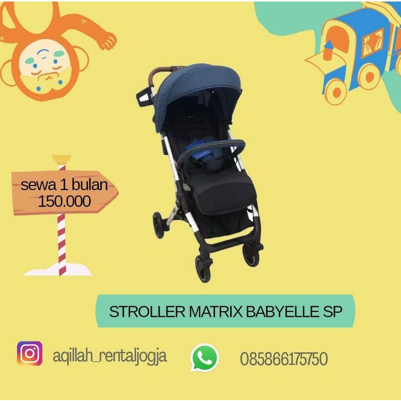stroller matrix sp Babyelle sewa Jogja tidak dijual