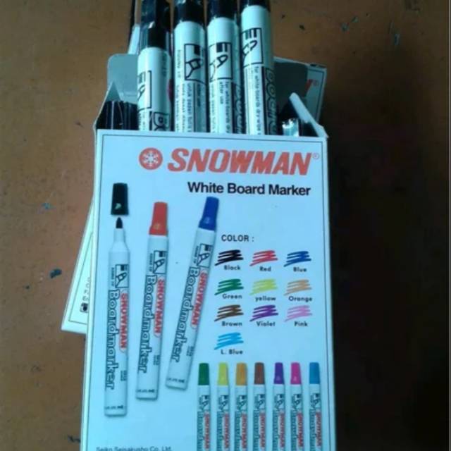 

Snowman spidol white board bisa di hapus