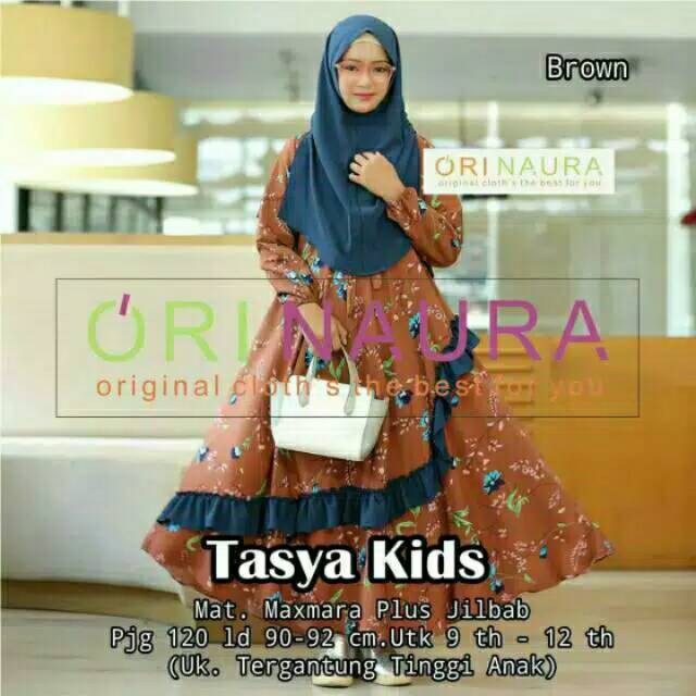 Promo Tasya kids baju muslim anak ori Naura. Setelan muslim anak ori naura