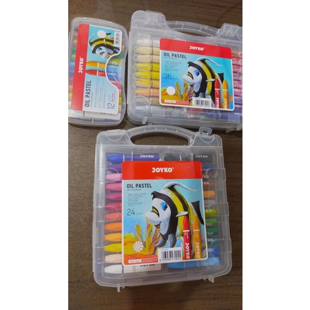 

krayon joyko oil pastel crayon 12 warna, 24 warna, 36 warna