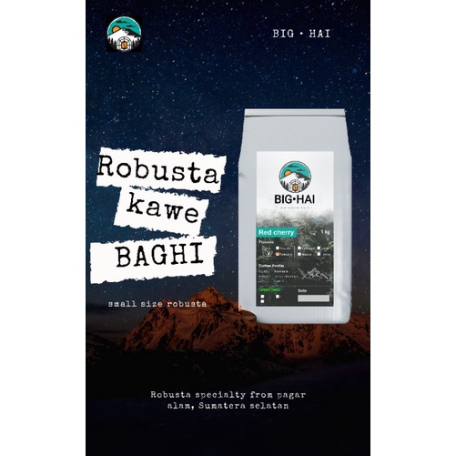 

Robusta Green Beans - Small size Robusta ( biji kecil) 1kg - Big Hai coffee - kopi robusta