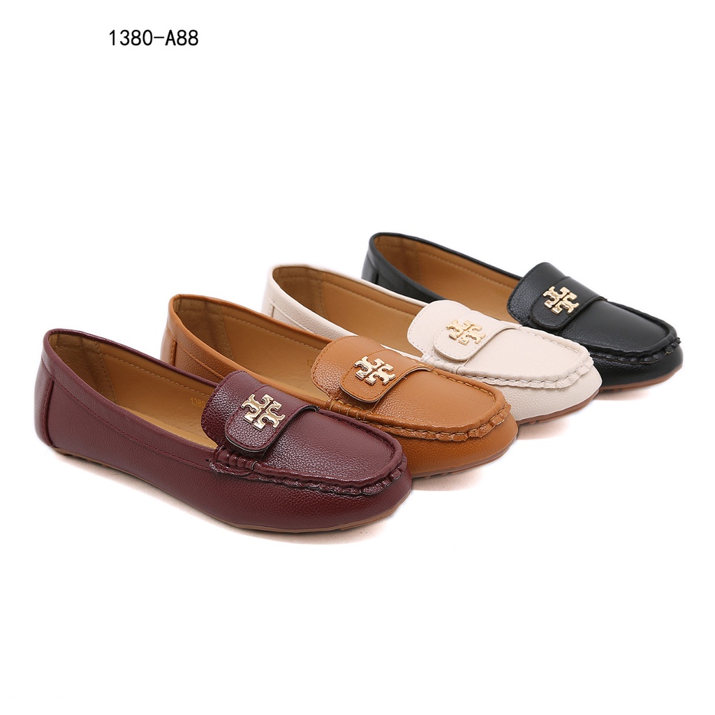 TB Kira Driving Loafer in Leather #1380-A88