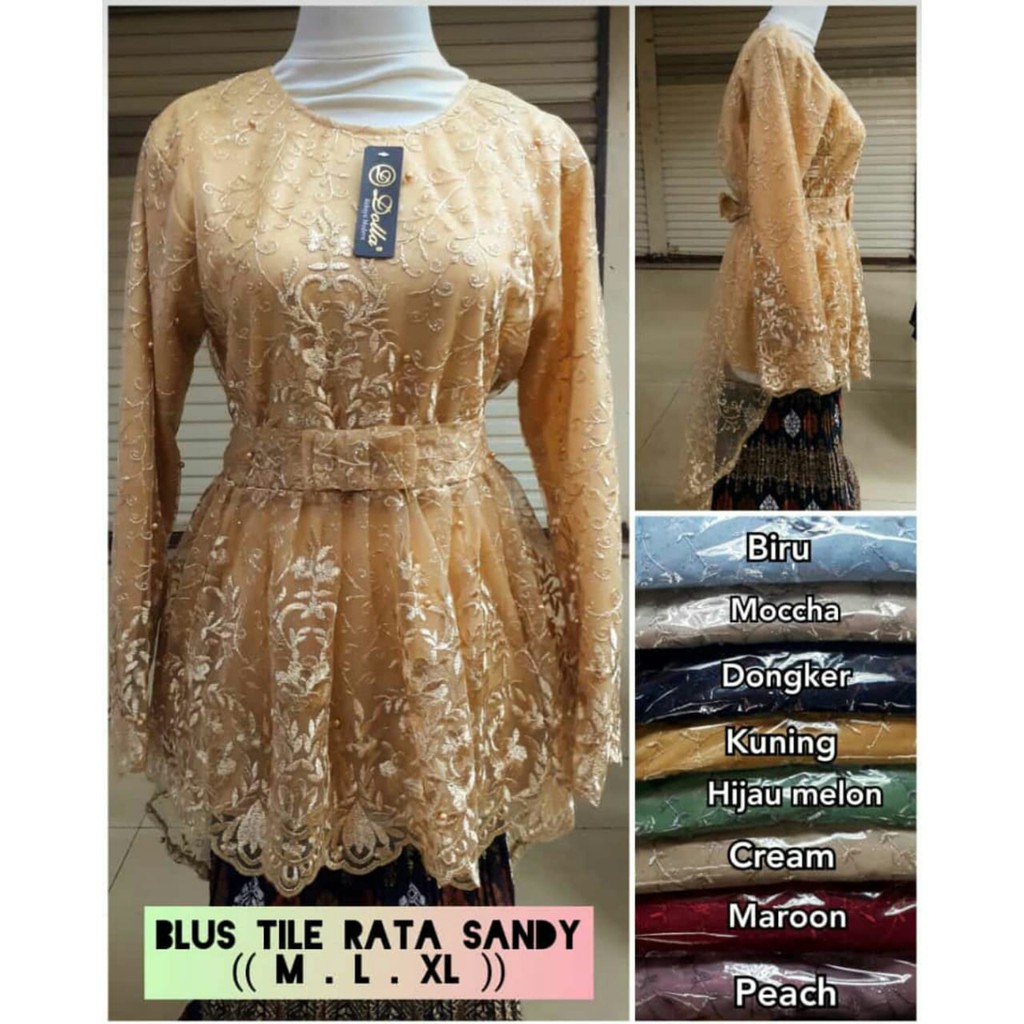 TERBARU KEBAYA PINQUIN TULLE MUTIARA BORDIR / KEBAYA TULLE PINQUIN / KEBAYA PESTA