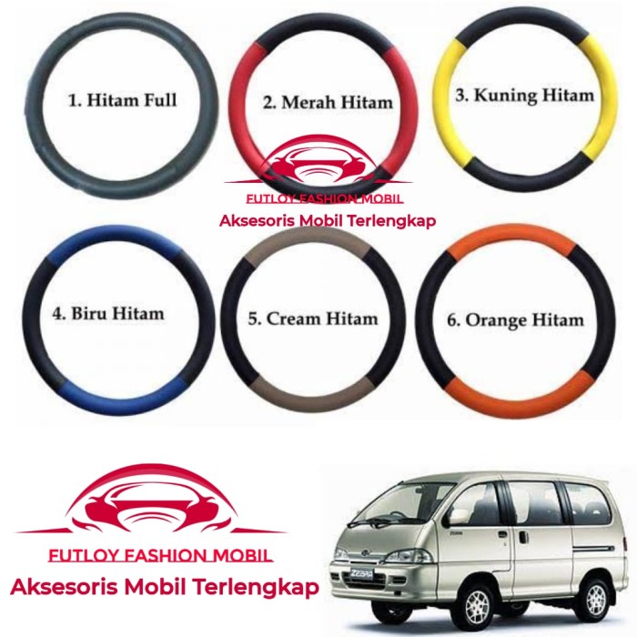 COD Sarung Stir Mobil - Cover Steer - Setir Mobil Espass Daihatsu