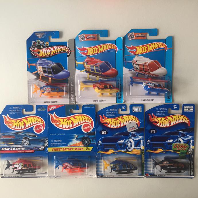 Hot Wheels - Propper Chopper | 1 Set - 7Pcs - Termurah 