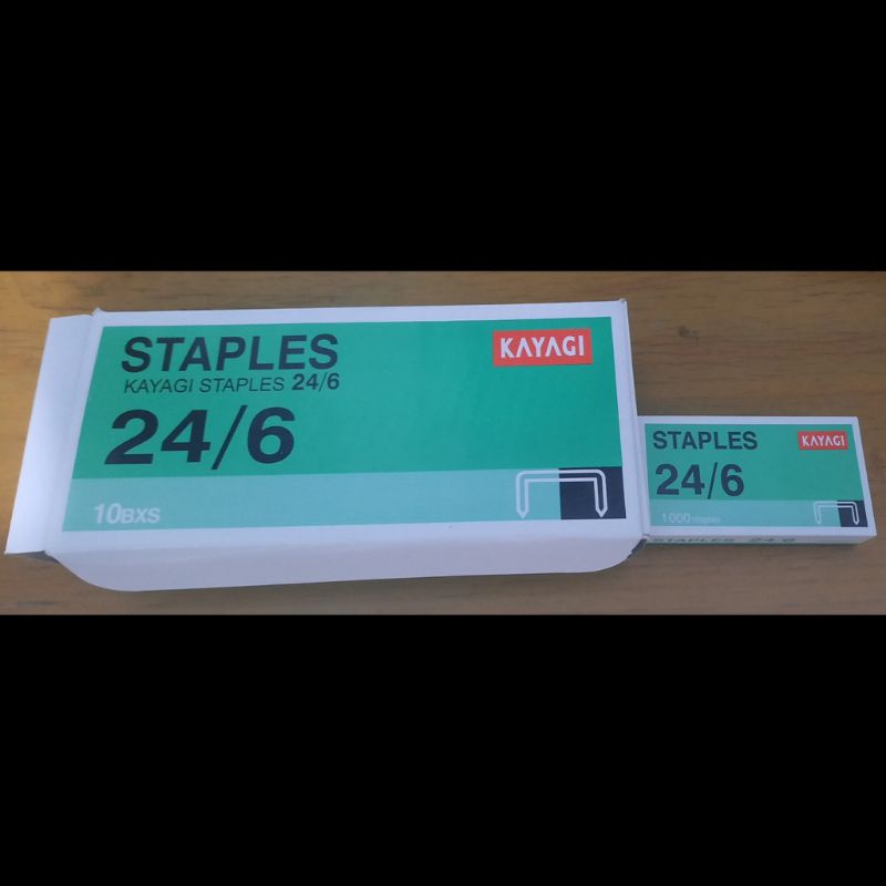 

Isi Staples Kayagi No 3 24/6 / Isi Staples Murah Kayagi / Isi stapler Besar Murah 1 Box Isi 10 Pak