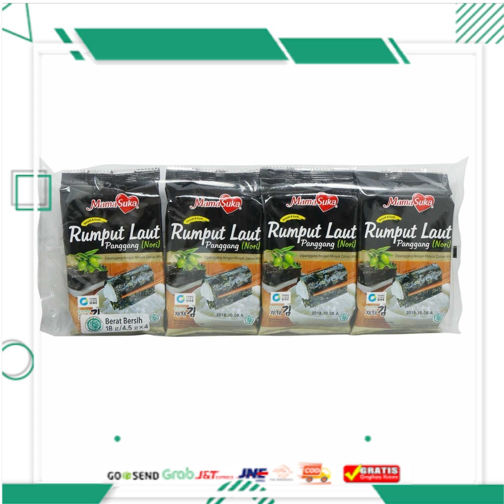 

Mamasuka Rumput Laut Panggang 4 x 4.5 g