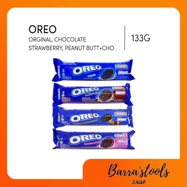 

(TERMURAH 133 gr) OREO Original, Chocolate, Strawberry, Peanut Butter