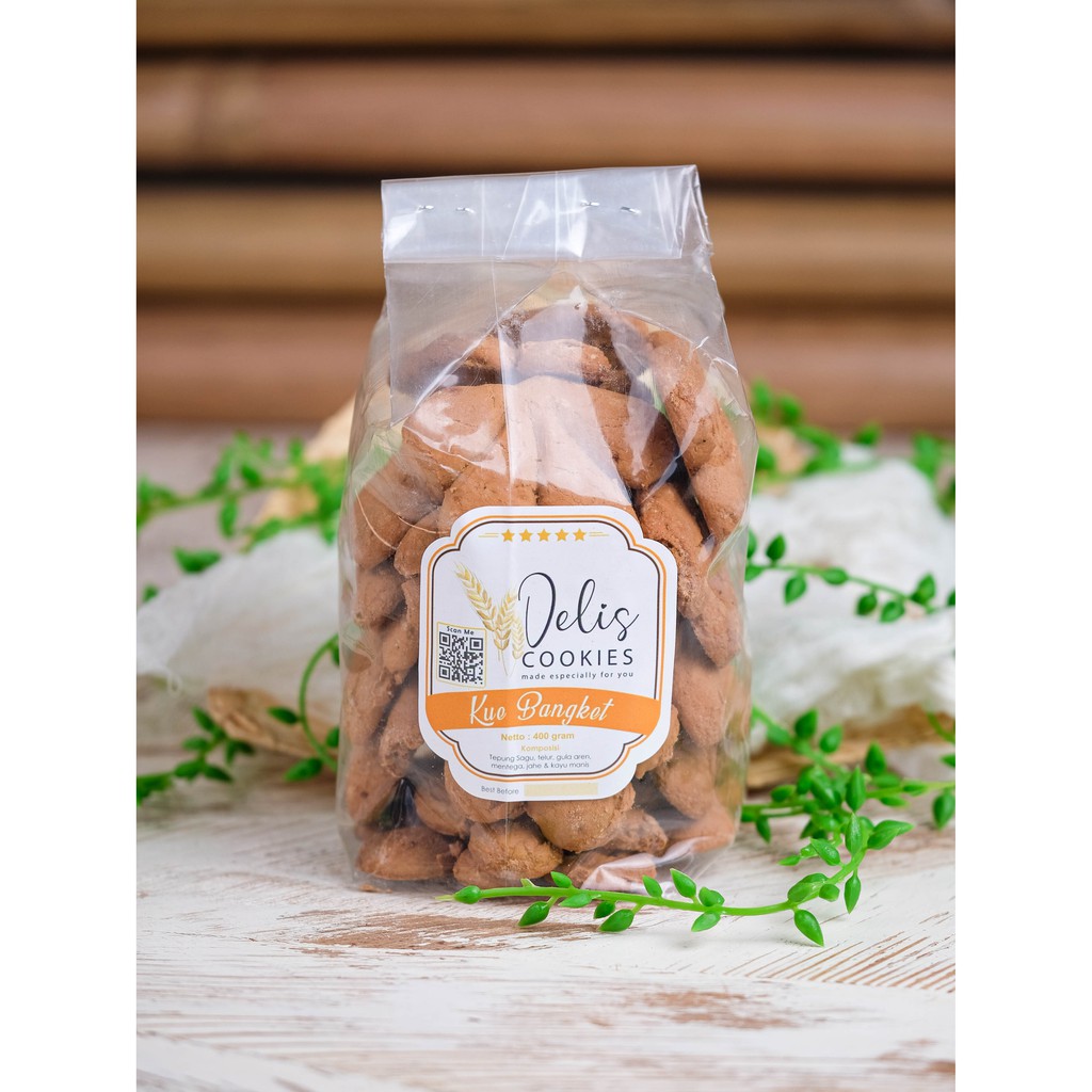 

Kue Bangket (Kue Jahe) 250gr Plastik - Delis cookies by Defalira