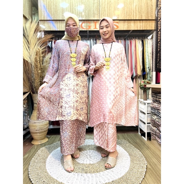 REALPICT SET ROK BATIK MALAY PREMIUM / SET ROK BAHAN VISCOSE SEMI SUTRA ORIGINAL / SET ROK MEWAH / V