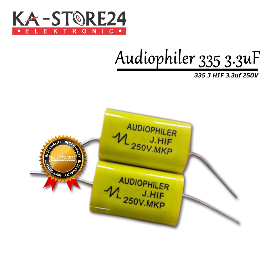 Kapasitor Audiophiler 335 3.3uf 250V - 335J HIF 250 Volt