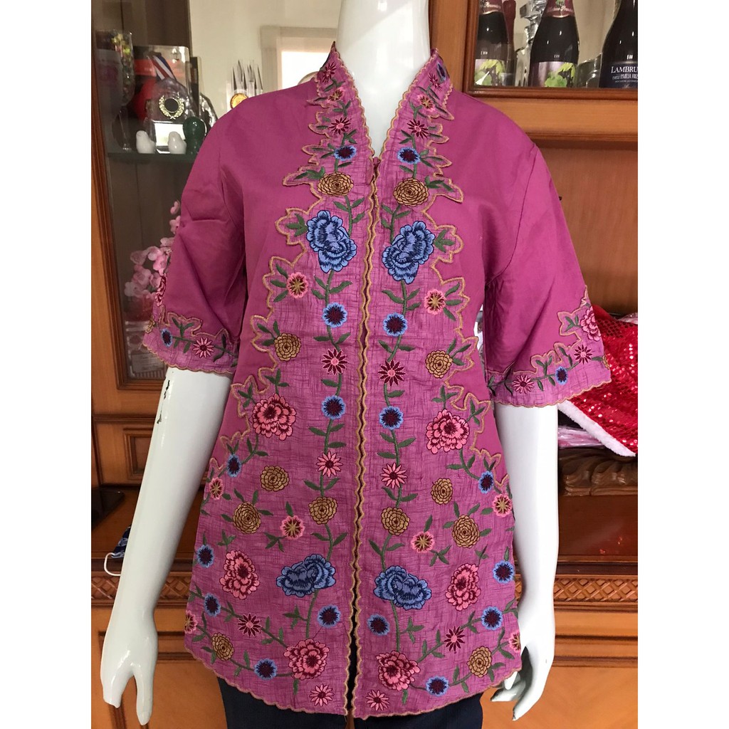 0621 Kebaya alexuez bordir tgn pdk warna