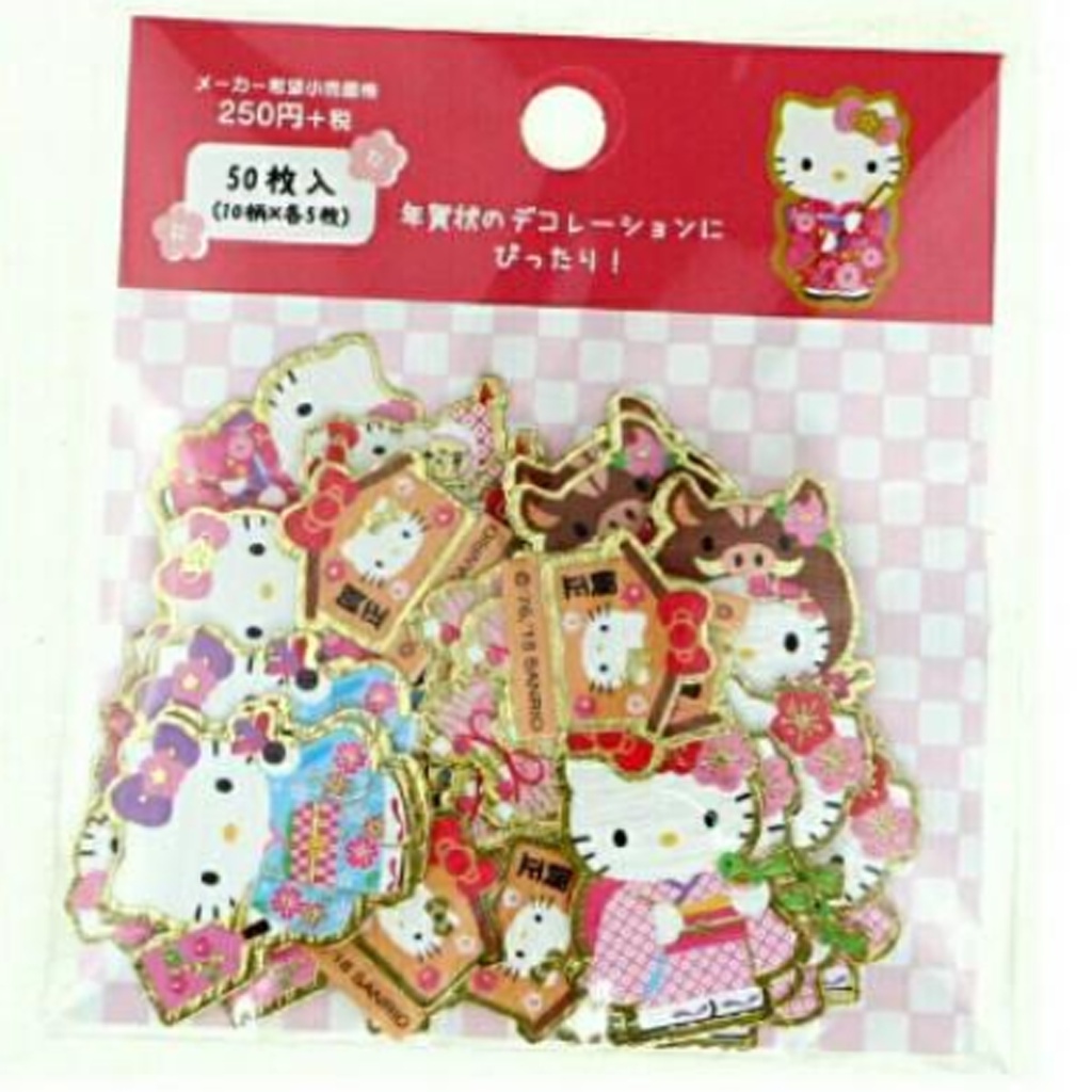 

Sanrio Hello Kitty New Year Flake Sticker