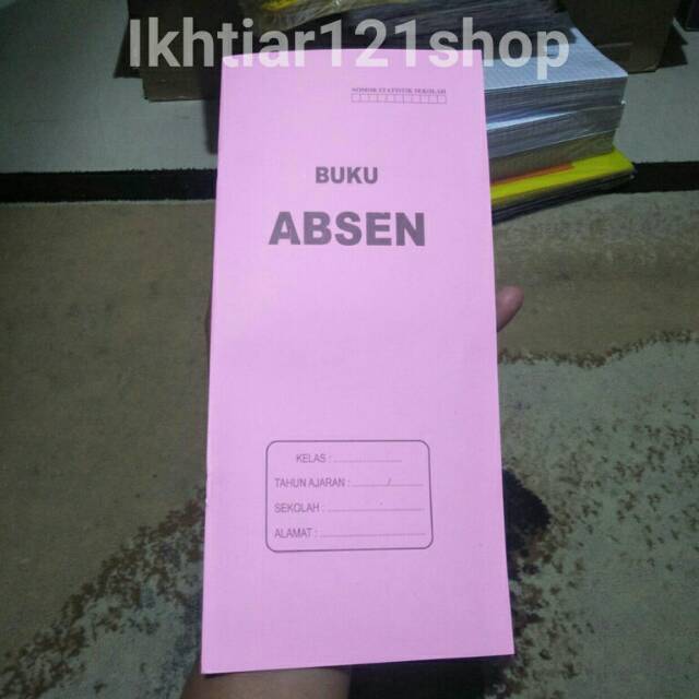 Buku Absen Murid/ Buku Absen Siswa Grosir Satuan | Shopee Indonesia