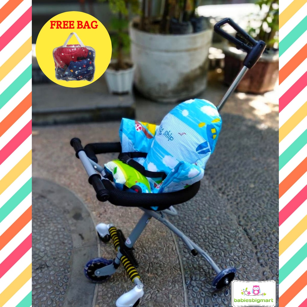 TRIKE PAD SANDARAN SEGITIGA ALAS STROLLER KERETA DORONG NEW