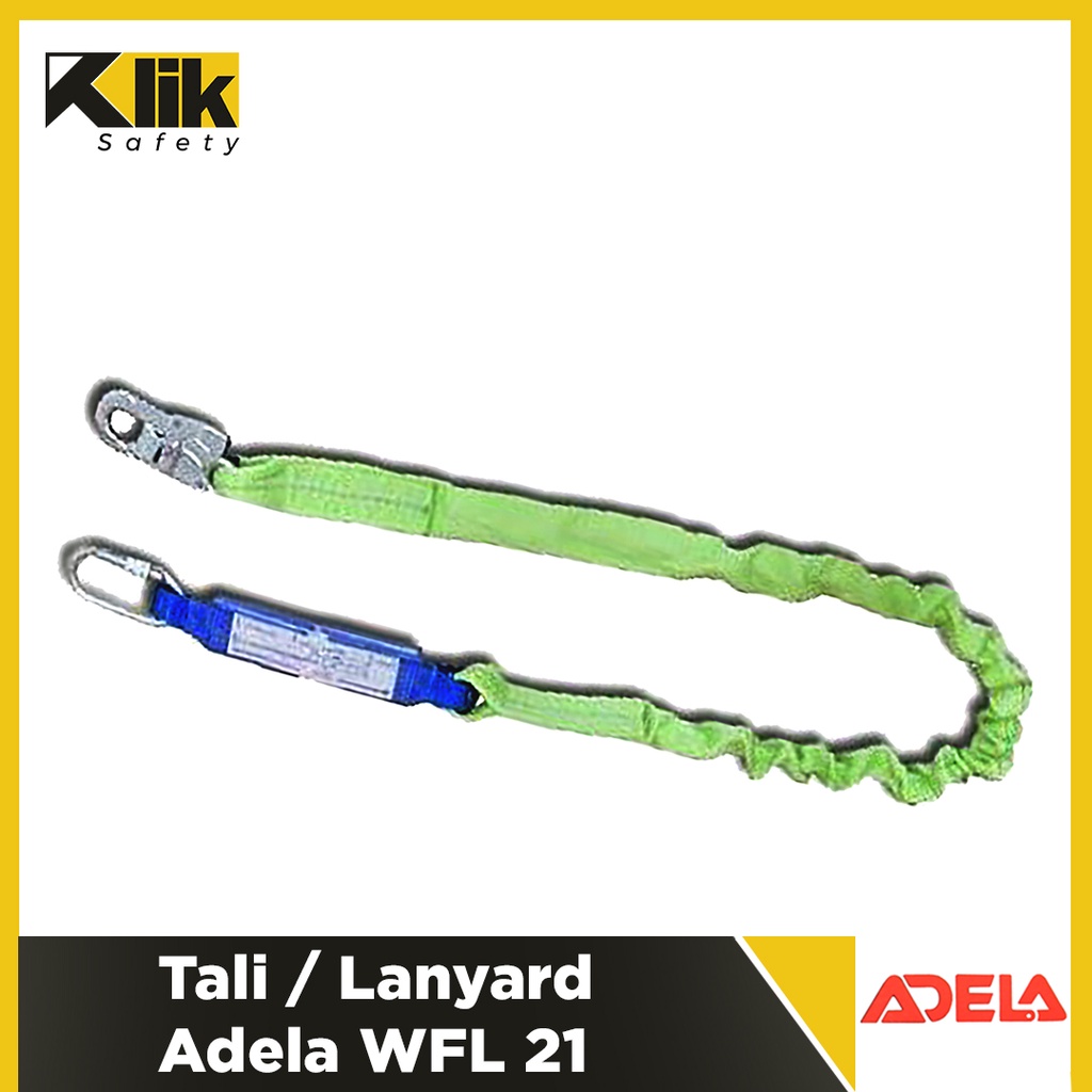 Tali Lanyard Webbing Absorber Single Hook Adela WFL21