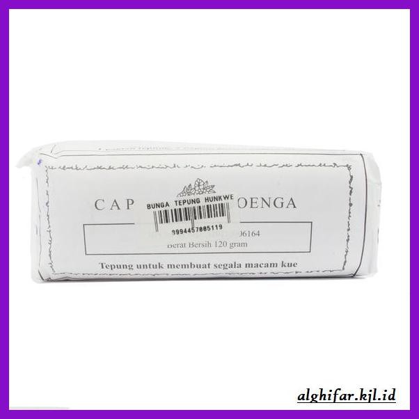 

Redwop-Gnikab- Cap Boenga Tepung Kue Hun Kwe 120G - Tepung Kacang Hijau Vanila -Hallall.