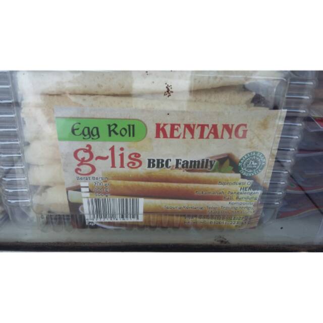 

Egg roll kentang rasanyaa gak kalah sm egg roll yg di mall enak bgt dan terbuat dr kentang,kudunyoba